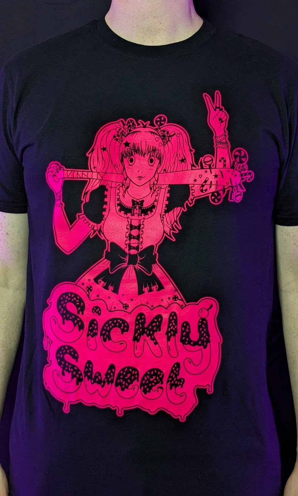 Sickly Sweet Neon Unisex Anime T-Shirt