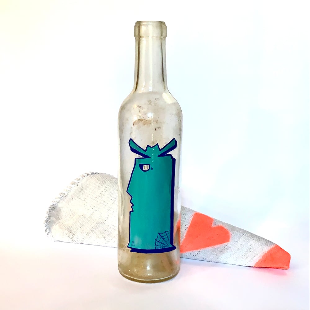 Image of Hand painted bottle