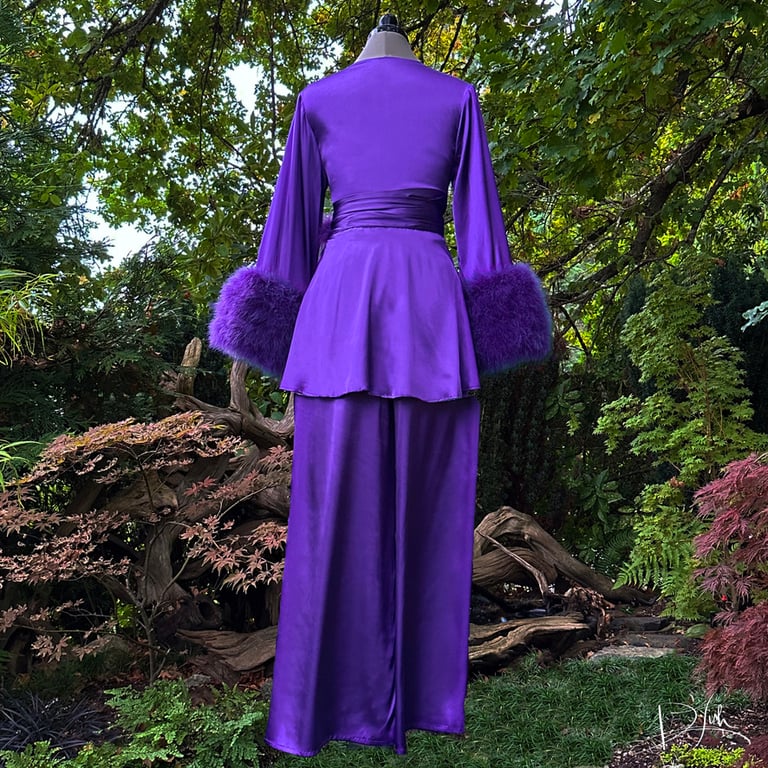 Regal Purple "Beverly" Lounge Suit Image 3