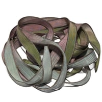 Image 4 of 1PC. PANDORA'S BOX 42" hand dyed wrist wrap bracelet silk ribbon/by COLOR KISSED SILK