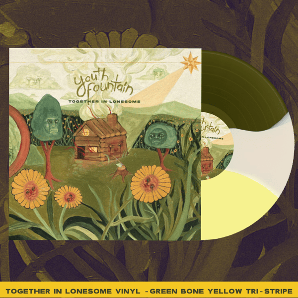 Image of Together In Lonesome Vinyl - Green Bone Yellow Tri-Stripe