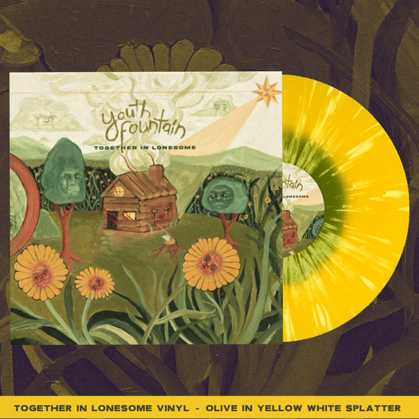 Image of Together In Lonesome Vinyl - Olive In Yellow White Splatter