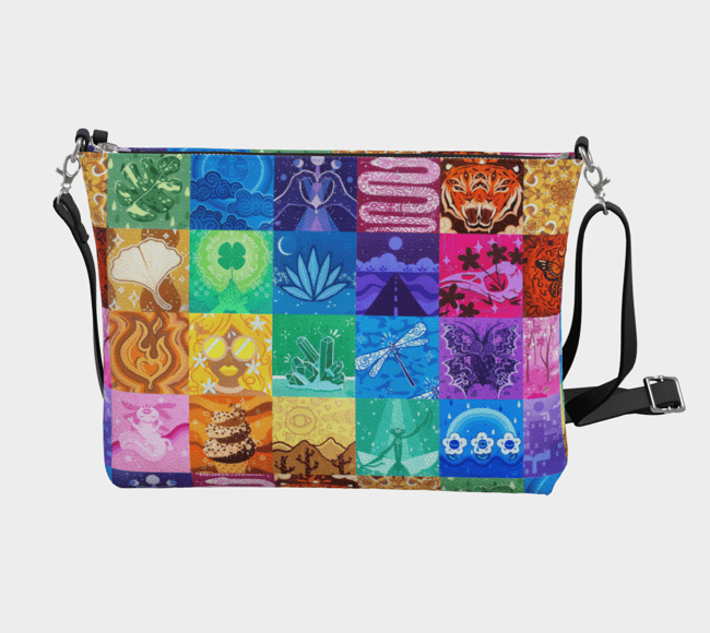 Chromatic Vegan Leather Purse