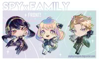 Image 1 of Spy x Family Charms + Stickers