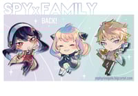 Image 2 of Spy x Family Charms + Stickers