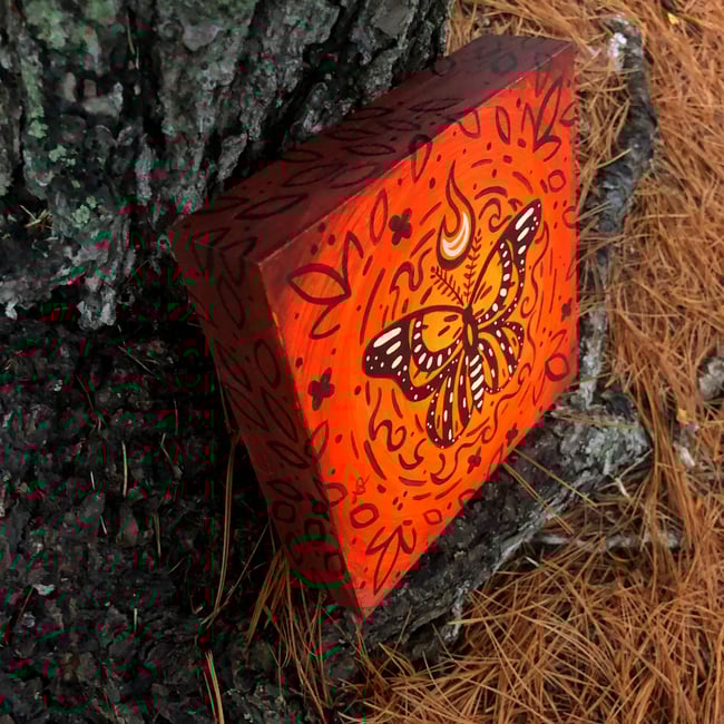 Fire Moth - Original Artwork