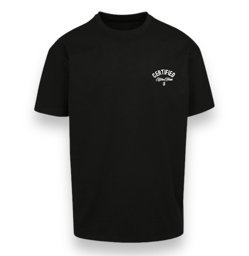 Image of BLACK HEAVY OVERSIZED TEE