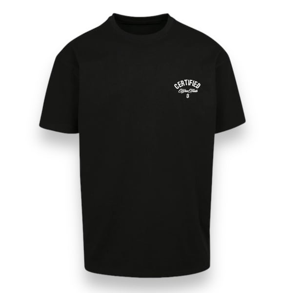 Image of BLACK HEAVY OVERSIZED TEE