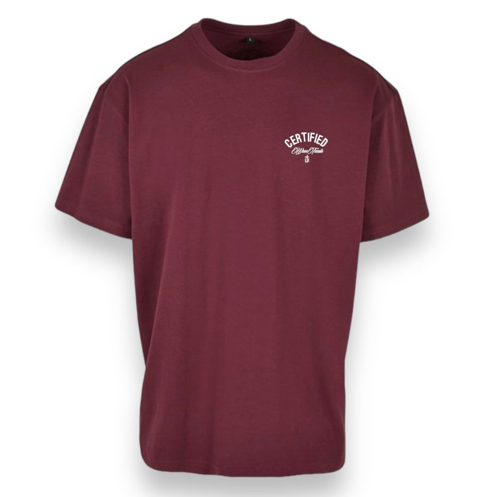 Image of CHERRY HEAVY OVERSIZED TEE