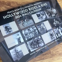Image 1 of PSI 2024 Wall Calendar - Hollywood Rides a Bike
