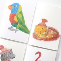 Image 2 of Blank Cards. Animals. Choose Your Favourite.