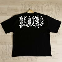 Image 4 of Drop Shadow Oversized Pancho Tee x BLACK