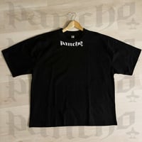Image 3 of On Their Necks Oversized Pancho Tee x BLACK