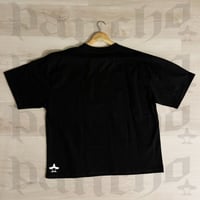 Image 4 of On Their Necks Oversized Pancho Tee x BLACK