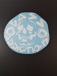 BASS ADDICTIONS 💀VINYL STICKER