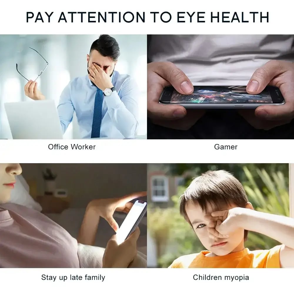 Air Pressure Eye Massager with Integrated Speaker
