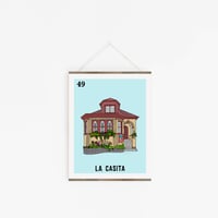 Image 4 of 'La Casita' Print (Blue)