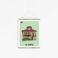 Image 4 of 'La Casita' Print (Green)