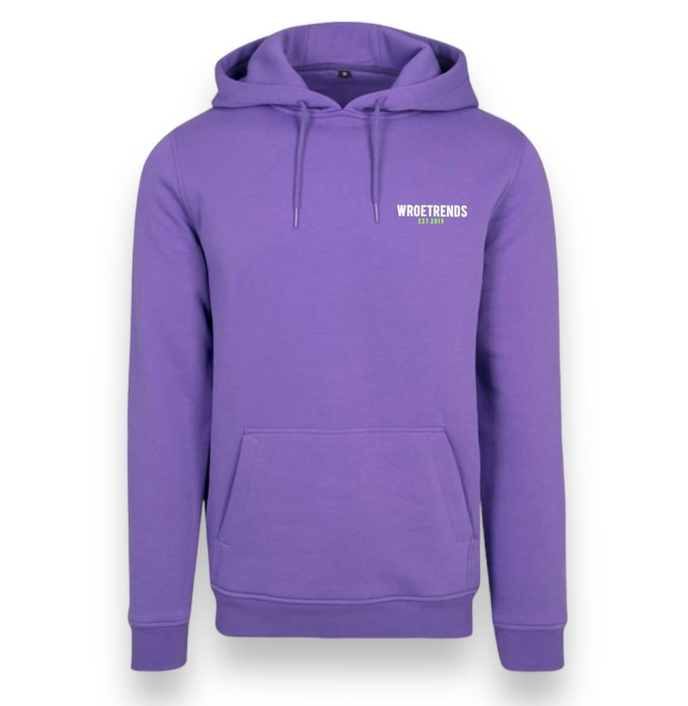 Image of ULTRA VIOLET ESTABLISHED HOODIE