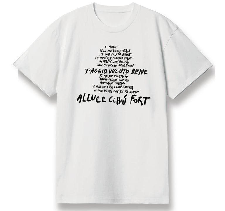 TSHIRT BIANCO Anema e Notte Image 2
