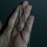 Image 2 of Silver chains and cord necklaces