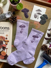 Image 2 of Wood Mushroom Socks
