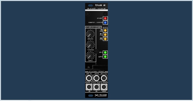 Image of BLUE 2 - bluetooth receiver with envelope follower - eurorack module