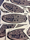 CarShowz Oval Logo Stickers