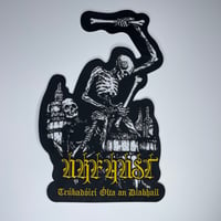 Image 1 of Urfaust - Tr​ú​bad​ó​irí Ólta an Diabhail Embroidery On Carved Faux Leather Back Patch