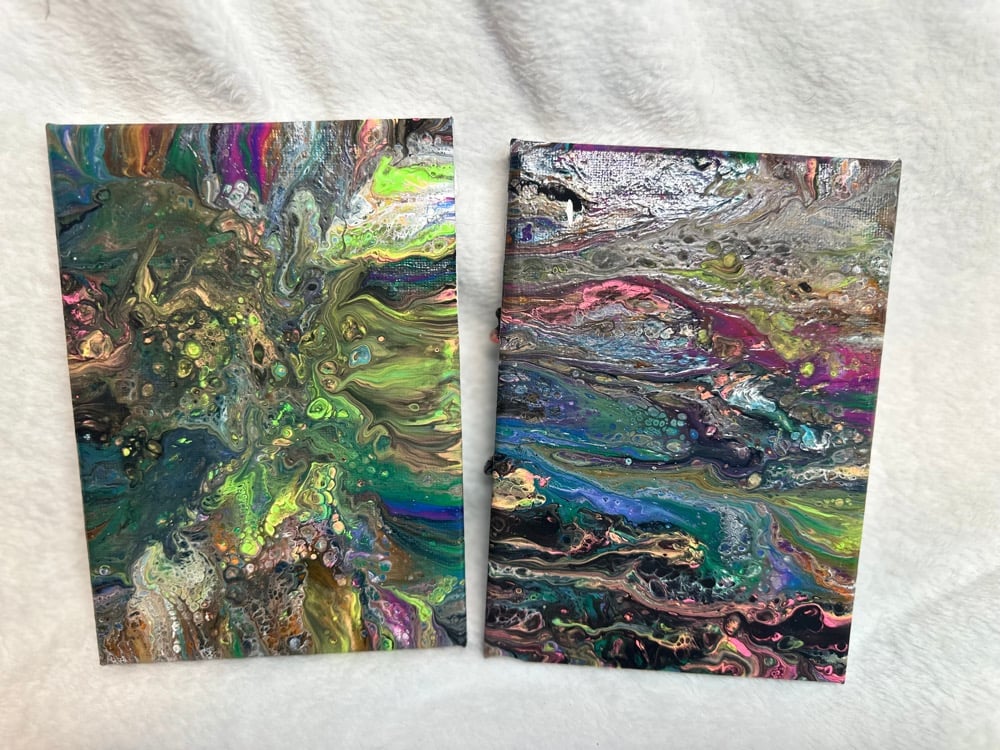 Image of #9 5x7 Set of 2 Canvas