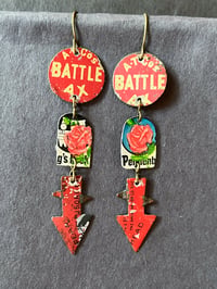 Image 1 of Ad tag earrings