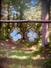 Image 1 of Happy Hydrangea Earrings 