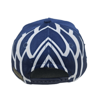 Image 4 of Casquette Snapback Paris Saint Germain x Jordan Wings Fastlane Edition Bleu Player Version(Upcycled)