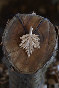 Image 11 of   Maple Leaf Pendant Necklace 