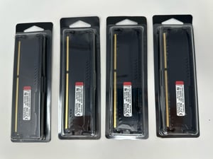 Image of HyperX Kingston FURY 16GB Kit (2x8GB) 1866MHz DDR3 CL10 DIMM - Black (HX318C10FBK2/16) Free Shipping