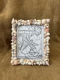 Image 6 of Seashell Picture Frame 8” x 10” #3