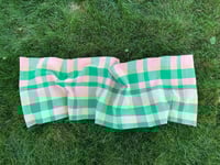 Image 1 of Plaid table runner