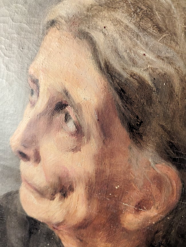 Portrait vieille dame