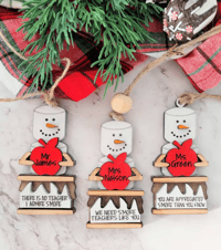 Smore Teacher Ornament