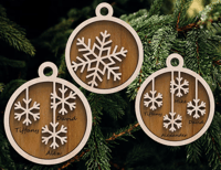 Christmas Snowflake Ornament