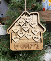 Christmas House Ornaments