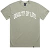Oversized Varsity Tee In Eucalyptus