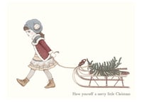 Image 2 of Merry Little Christmas notecard