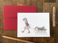 Image 1 of Merry Little Christmas notecard