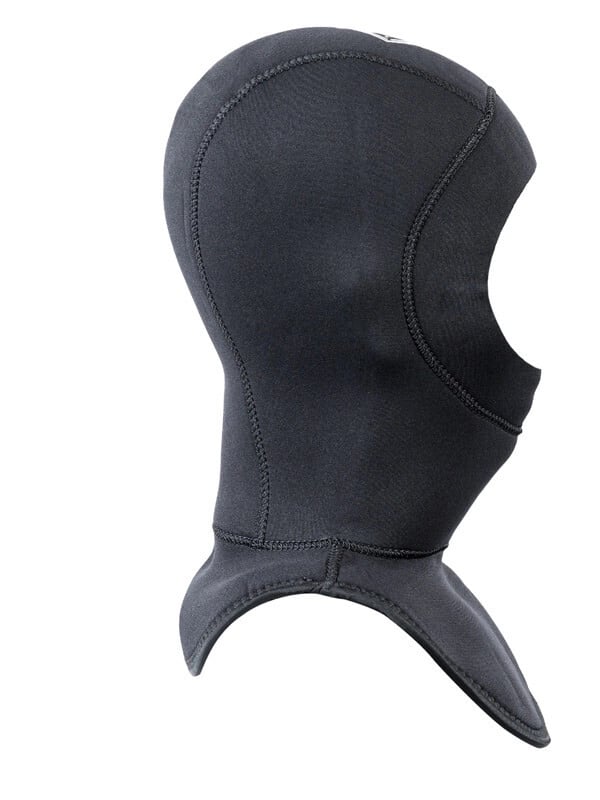 Two bare feet wetsuit hood dive / surf 