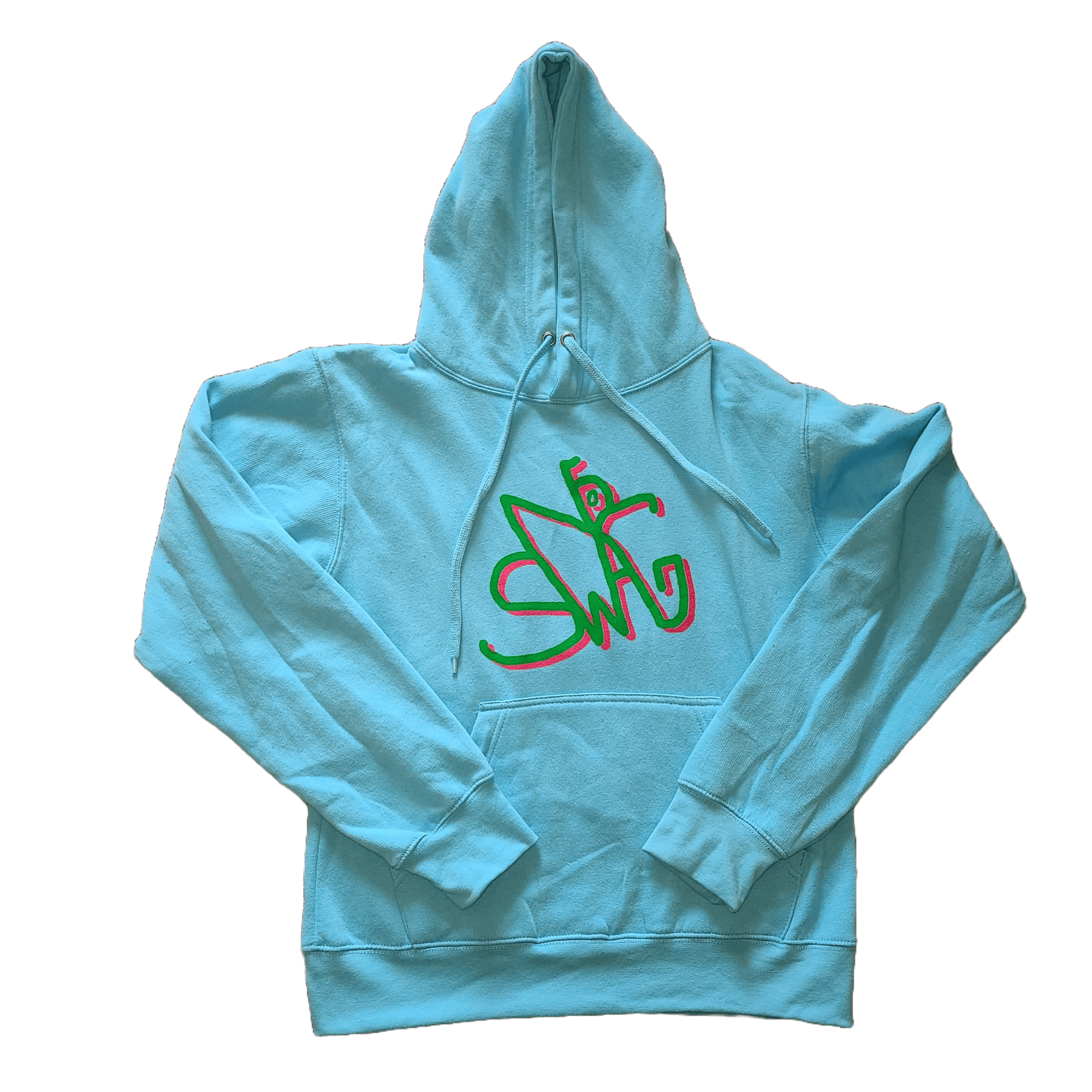 OG Logo Hoodie Blue | No Swag Clothing OG Logo Hoodie Blue | No Swag Clothing