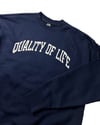 Varsity Crewneck In Midnight Blue