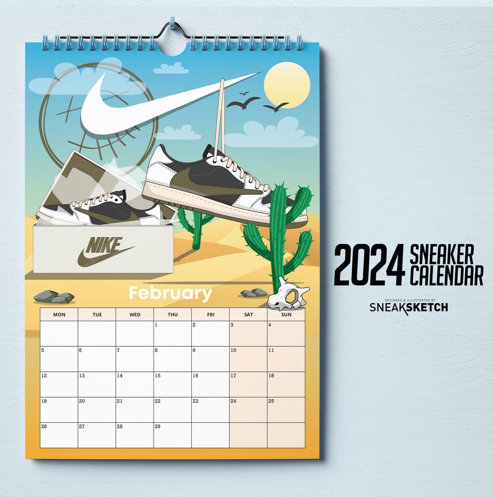 Image of 2024 Sneaker Wall Calendar