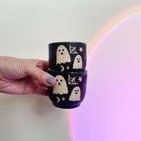 Image 1 of *Seconds* Ghosts Black/Green Cups