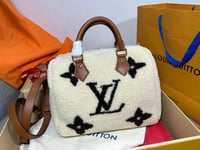 Image 1 of LV Shearling Bag